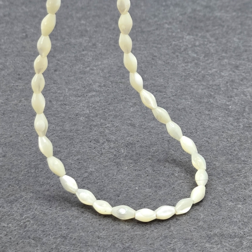 Final Offer-Mother of Pearl Vintage Beaded Necklace